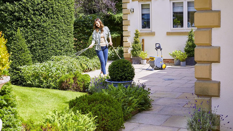 Dévidoir automatique hybride Auto Reel Mobile Hozelock Dévidoir automatique hybride Auto Reel Mobile Hozelock